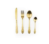 Excelsa Lot de 4 couverts Baroque or