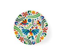 Excelsa Mexican Flower sous-Casserole, céramique Dolomite et liège, 16 x 16 cm