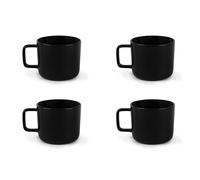 Excelsa Nordic Lot de 4 tasses à thé noir, céramique Stoneware, capacité 210 ml.