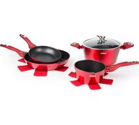 Excelsa Set 7 pièces Phoenix Aluminium Rouge