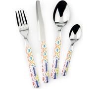 Excelsa Set avec couverts 24 pièces Maioliche acier Coloré
