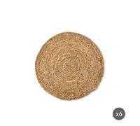 Excelsa set de 6 sets de table vert Living corn leaf D38 beige