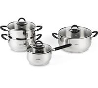 Excelsa Set de 7 pièces Smart Cuisine Acier 31x21,5x10 cm Argent