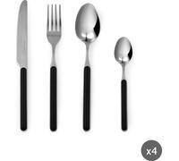 Excelsa set de couverts 24 pièces Eclipse acier noir