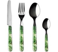 Excelsa set de couverts 24 pièces Foliage Acier Coloré