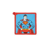 Excelsa Superman Manique de Cuisine, 20 x 20 cm, Doublure 100% Coton, Rembourrage en Polyester