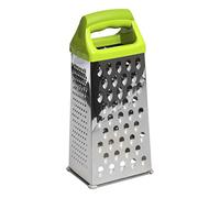 Excelsa Tout Gratte Color Râpe 4 Faces, Acier Inoxydable, Vert, 10 x 8 x 23.5 cm