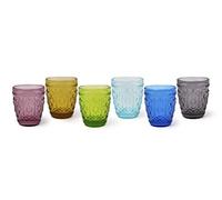 Excelsa Vinci Lot de 6 verres à eau, verre, 250 ml