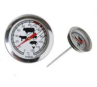 Excelsa X-Line Sonde thermomètre pour viande, acier inoxydable, argent, 12 cm