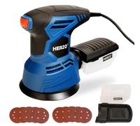 Excentriqueuse - AJ3 - Électrique - 300 W - Plateau de ponçage de 125 mm - Réglage de la vitesse en 6 étapes - 6 000–13 000 tr/min - Collecteur de poussière