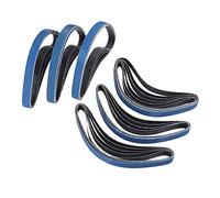 ExcInter Lot de 10 bandes abrasives P120 en oxyde d'aluminium pour soudure et meulage 10 x 330 mm
