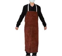ExcLent Tablier de Soudage en Cuir de Vache, Protection Feu 60x90cm | Résistant à l'Usure, Bonne Perméabilité, Usage Industriel, Protection Étincelles, Flexible et Robuste