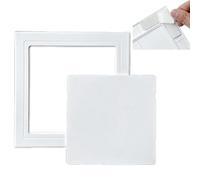 EXCLURA Trappe de Visite Panneau D'accès Autocollant pour Carrelage, Porte de Révision sans Perçage avec Couvercle Amovible, Trappe D'inspection pour la Maintenance(White,200x300mm(7 7/8x11 3/4"))