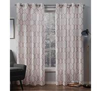 Exclusive Home Curtains Kochi Lot de 2 œillets 54 x 84 Rose