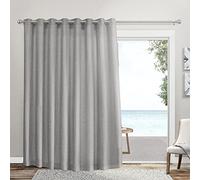 Exclusive Home Curtains Loha Patio Panneau de Rideau Simple à œillets Gris Tourterelle 274 x 243 cm