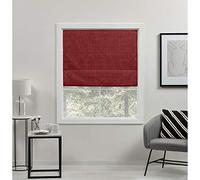 Exclusive Home Curtains Total Blackout Abat-Jour Romain en Polyester Rouge 68,6 x 162,6 cm