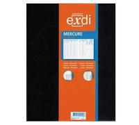Exdi Agenda Semainier Mercure 21 X27 Cm 1s / 2p Noir