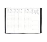 Exdi - Agenda Semainier de Poche Calypso Noir - 10 x 15 cm - Année 2027