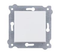EXEN - Interrupteur Croisé Mural Encastrable 1 Voie - Blanc - Simple Interrupteur 10A 250V - All-in-One Compatible avec les Séries KARELL/ODAK/COMFORT - 214/01E