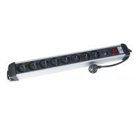 exertis Connect - Protection contre les surtensions - connecteurs de sortie : 8 - 1.8 m cordon - noir