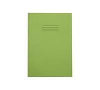 Exertis (UK) Ltd Rhino Lot de 50 cahiers d'exercice à carreaux S10 80 pages Vert Format A4