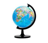 EXERZ 20 cm globe terrestre carte politique English Desk globe école et | auto montage éducatif pour maison et enfants géographie Lover Idéal au quotidien à la maison
