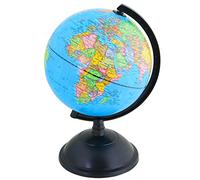Exerz 20cm Globe - Carte anglaise - Garte politique/Décoration éducative/géographique - pour l'école, la maison et Le bureau - diamètre 20cm - Anglais