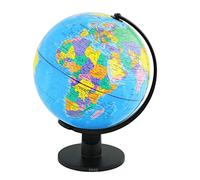 Exerz 30cm Globe Terrestre - Carte en Anglais - Globe politique éducatif - Décoration/Géographie - Diamètre 30cm