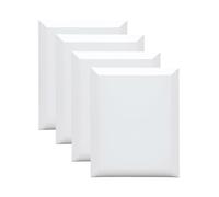 EXERZ Lot de 4 toiles pré-étirées à bords biseautés 24 x 30 cm - Peinture d'artiste encadrée - Peinture acrylique, peinture à l'huile et versement - 100 % coton, cadre en bois
