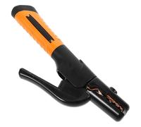 EXHUMKY Porte-électrode Pinces à souder en cuivre Outil robuste et performant de soudage Poignée bicolore orange Support électrode 2,5-4mm pour soudage en atelier