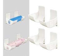 EXIN DEHCEN 2 Paires Support Sac Poubelle, Support de Sac Poubelle Murale | Distributeur Sac Poubelle, Alimentaire Support Rangement Porte, Distributeur de Sacs Poubelle pour Maisons Cuisines Armoires