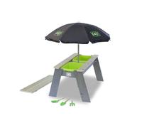 EXIT Aksent Table Sable & Eau – avec Parasol & Jardingereedschap – Table à Eau Enfants – Extérieur