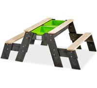 EXIT Aksent Zand- Water- & Table de Pique-Nique (2 Bancs) – Table à Eau – Enfants Extérieur