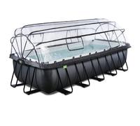 Piscine tubulaire EXIT TOYS 540x250cm + Dôme-BLACK LEATHER (Noire)