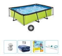 EXIT Lime Structure Piscine Rectangulaire