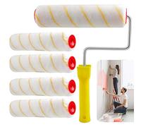 EXLECO 5 x Rouleaux à Peinture 25 cm Rouleaux Peinture Murale Rouleaux Peinture Travaux pour Peintures Murales et de Façade