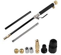 EXLECO 9Pcs Laveuses à Pression Buses de Tuyau Haute Pression, Nettoyeur Haute Pression Lance à Eau Haute Pression Pistolet à eau Haute Pression avec 2 Tuyaux D'extension 3 nozzles pour Voiture Jardin