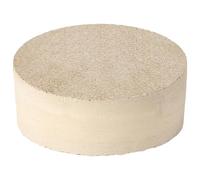 EXLECO Bouchon de cheminée en vermiculite Ø 150 x 50 mm | Couvercle de cheminée en vermiculite - Pierres réfractaires rondes - Plaque ignifuge - Accessoire de cheminée