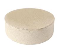 EXLECO Bouchon de cheminée en vermiculite Ø 160 x 50 mm | Couvercle de cheminée en vermiculite - Pierres réfractaires rondes - Plaque ignifuge - Accessoire de cheminée