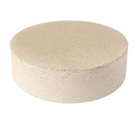 EXLECO Bouchon de cheminée en vermiculite Ø 180 x 50 mm | Couvercle de cheminée en vermiculite - Pierres réfractaires rondes - Plaque ignifuge - Accessoire de cheminée