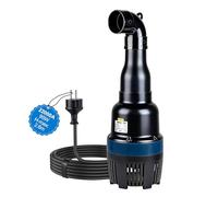 EXLECO Pompe Immersée Tubulaire 22000 L/H 95 W, Pompe à Eau Électrique pour Exterieur Bassin, Auto-amorçante, Centrifuge, avec Câble 10 m, Pour Circulation, Filtration et Usage Jardin