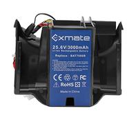 Exmate 25.6V 3.0Ah Batterie pour Tondeuse à Gazon Robomow BAT7000B, Batterie Lithium-ION Robomow Premium RC-Serie, RC302, RC304, RC304u, RC306, RC308, RC308u, RC312, RC312u