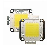EXMOCIS 2pcs LED COB COB COB PEADES carrées 10W 20W 30W 50W 70W 100W Haute luminosité Smart IC DC 12V 36V intégré LED Spotlights avec pilote-100W (30-36V)_BLANC