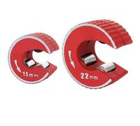 Exogio 2 Pack Coupe-Tube en Cuivre 15Mm et 22Mm, Mini Outil de Tranche de Tuyau Automatique, Coupe-Tube Manuel pour Couper les Tuyaux en Cuivre en Aluminium