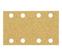 EXPERT C470 papier abrasif, 8 trous pour meuleuse d'angle, 80 x 133 mm, K 40, pack de 10