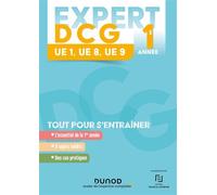 Expert DCG Année 1 : 1-8-9 - 2023-2024 - Clémence Lautard-Mattioli - Dunod - broché - Scolaire / Universitaire