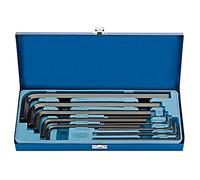 Expert Draper Tools 33895 10 pièces Extra longues métriques de jeu de clés Allen