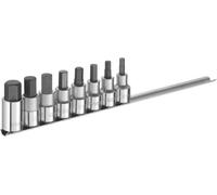 EXPERT Jeu de 8 douilles tournevis 6 pans 6 à 17 mm