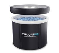 Explore Fitness Baignoire de glace pour athlètes [modèle amélioré] - Baignoire froide extra large, baignoire plongeante froide de qualité supérieure, bain de glace portable, bain de thérapie par le