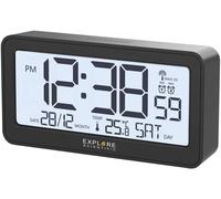 Explore Scientific, Radio-réveil, Montre LED, Noir